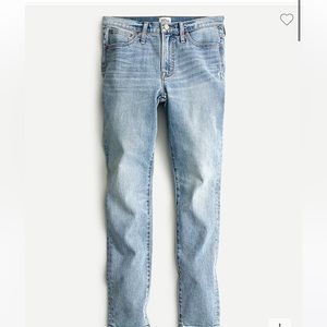 J. Crew High Rise Toothpick Jeans